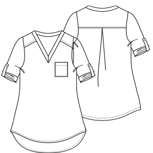 Fashion sewing patterns for LADIES T-Shirts Camisole 2884